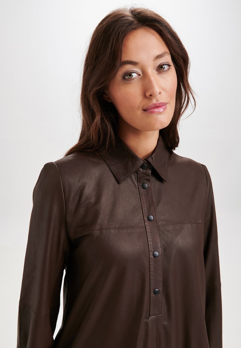 Damen Freizeitkleider | BTFCPH BCASIMA Blusenkleid chocolate brown/braun - TN25638 Damen Freizeitkleider | BTFCPH BCASIMA Blusenkleid chocolate brown/braun - TN25638
