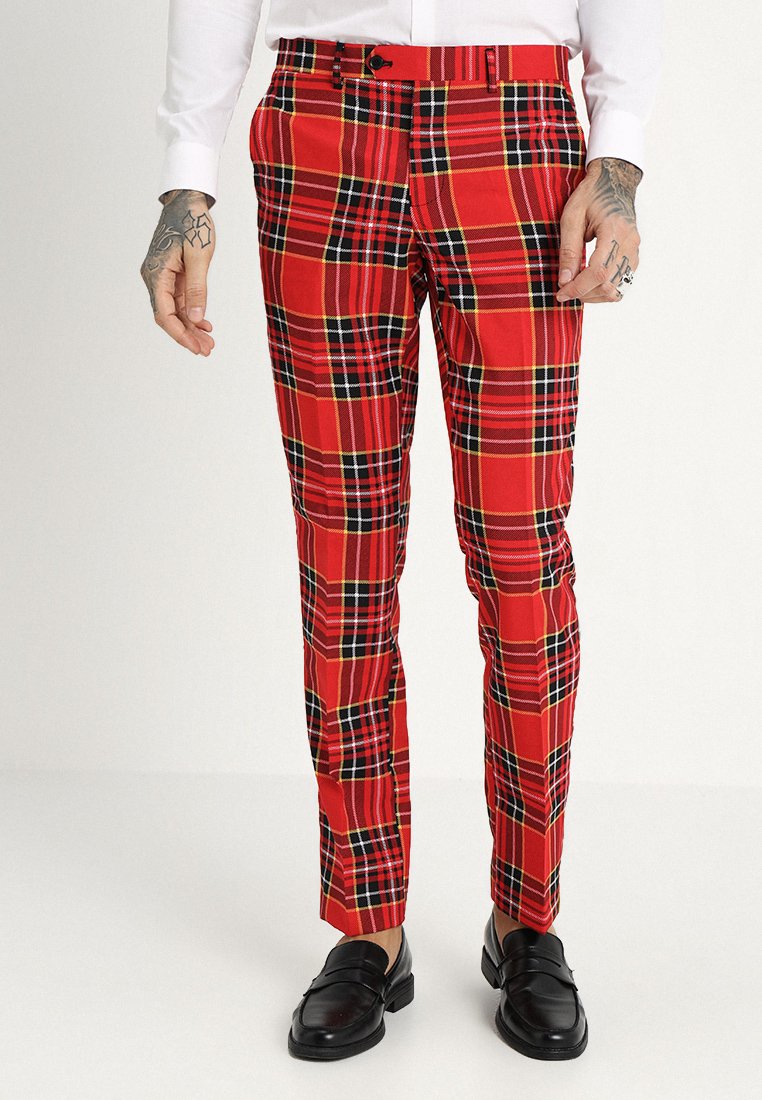 Herren Komplettanzüge | OppoSuits THE LUMBERJACK Anzug red/black/rot - NC77044 Herren Komplettanzüge | OppoSuits THE LUMBERJACK Anzug red/black/rot - NC77044
