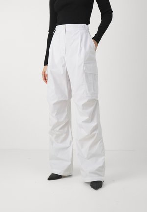 PANTALONI/TROUSERS - Cargo trousers - bianco ottico