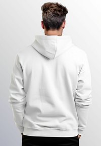 Neverless MIT LOGO BÄUME WALD PRINT OUTDOOR MOTIV FASHION - Sweatjacke - weiß