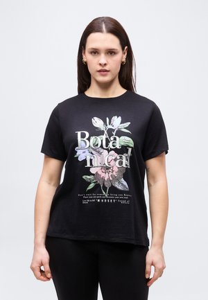 CARPAYTON O NECK TEE - T-Shirt print - black print:botanical