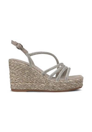 High Heel Sandalette - marrón topo