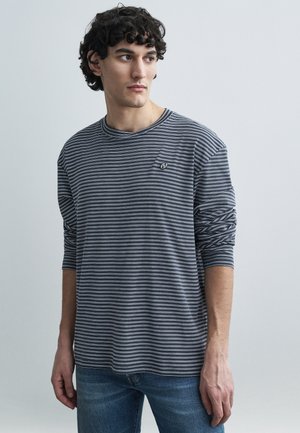 RELAXED STRIPE - Hosszú ujjú felső - blue
