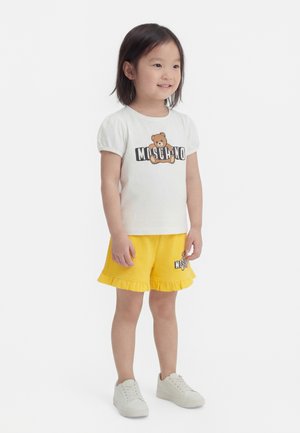MOSCHINO SET - T-shirts med print - white/yellow