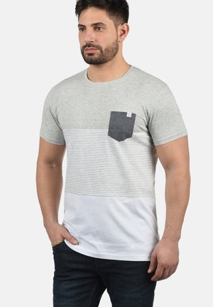 Solid SDMALTE - T-shirt print - light grey