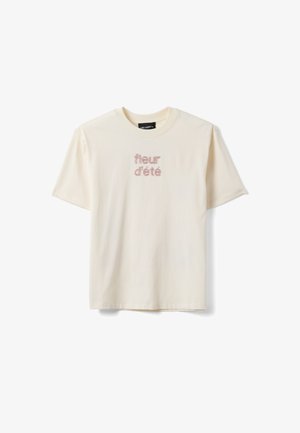 Les Copains, Camiseta estampada - beige
