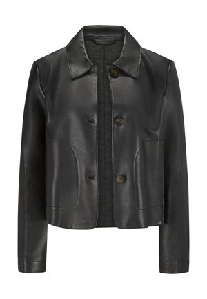 MSLUNA - Lederjacke - schwarz