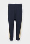 Calças de fato de treino - bleu marine/beige