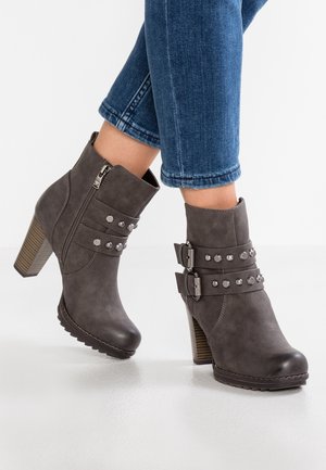 Bottines de cowboy / motard - grey