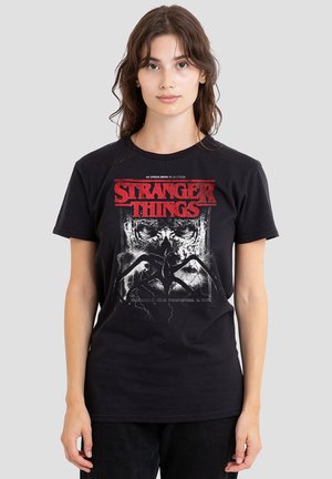 STRANGER THINGS VECNA MINDFLAYER POSTER - Print T-shirt - black