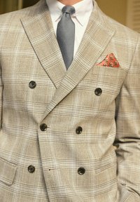 Next DOUBLE BREASTED CHECK - REGULAR FIT - Sako - grey