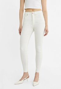 Stradivarius - REGULAR WAIST  - Oprijete (skinny) kavbojke - white Miniaturna slika 1