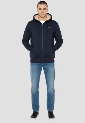 Schott BIGS - Felpa con zip - navy