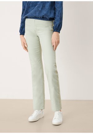 BICOLOR OPTIK - Jeans Straight Leg - light green