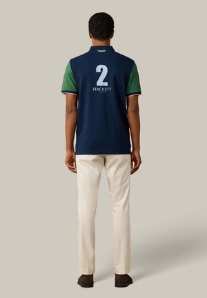 Hackett London, HACKETT LONDON POLO SHIRT HERITAGE NBR PANEL - Poloshirt - old navy