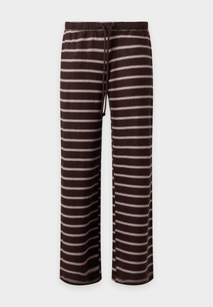 Hollister Co., COZY WIDE LEG PANT - Долнище на пижама - brown