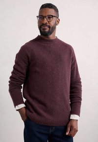 Seasalt Cornwall FITCHER - Stickad tröja - purple merlot