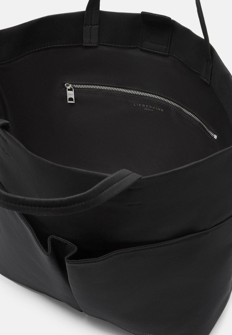 Sac à Dos LIEBESKIND BERLIN Hera Small Pebble - Cuir Noir - Femme - Neuf Avec Housse