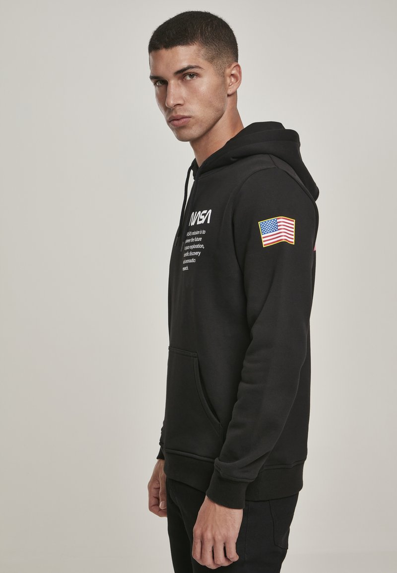 Sudadera Nasa Mister Tee NASA Insignia Flag Hoody Sudadera Con Capucha, Hombre Sudadera Amarilla