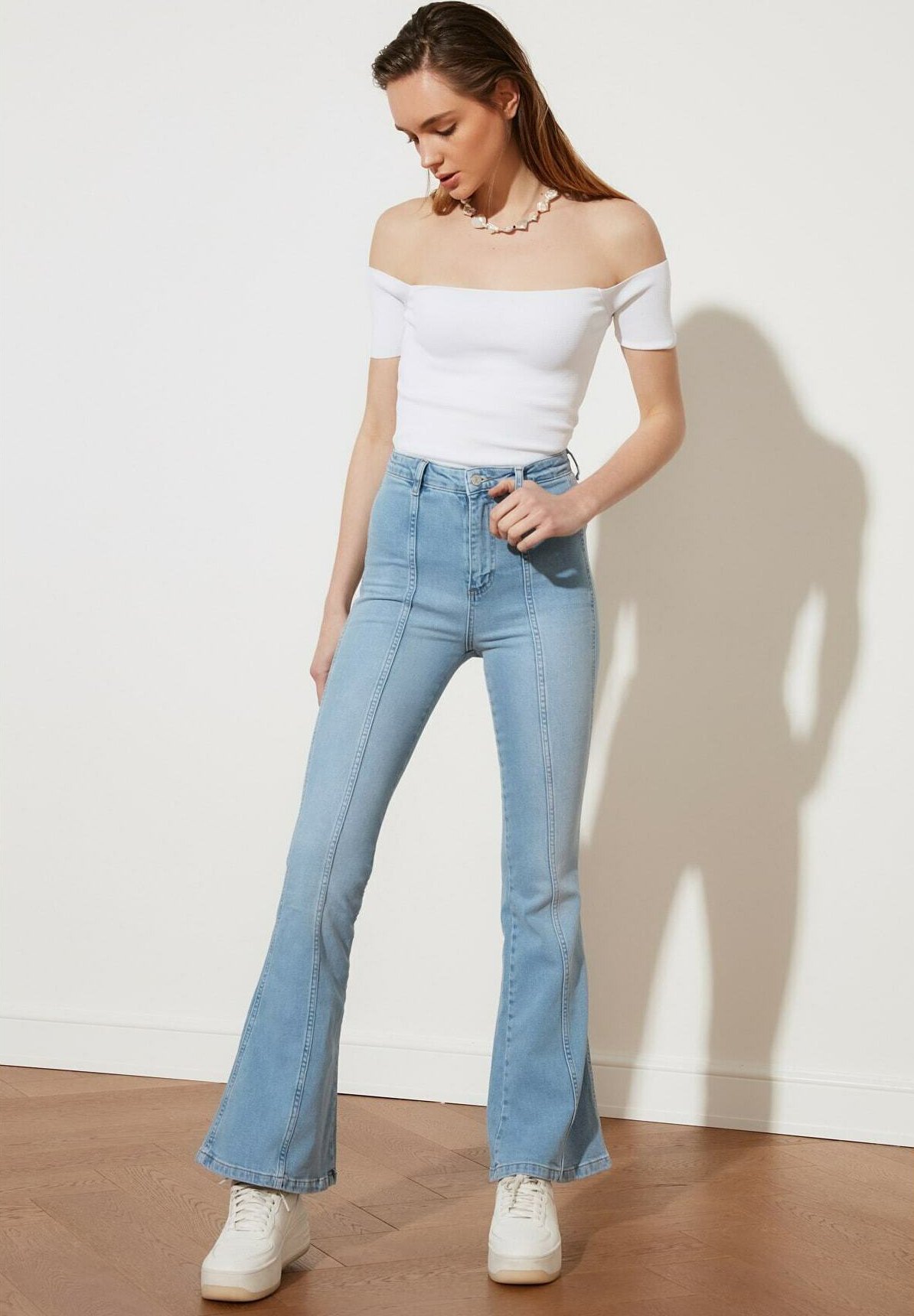 Trendyol Jeans a zampa - blue/blu - Zalando.it