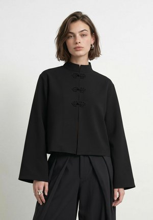 HYPEDROP, SHIRT HDFARAH LS MANDARIN - Blouse - black