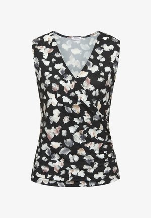 TANK - Viršus - schwarz multi bedruckt