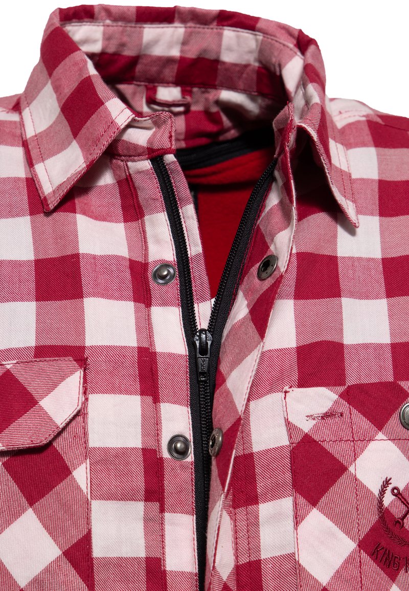 Herren Freizeithemden | King Kerosin Hemd rot - UB79220 Herren Freizeithemden | King Kerosin Hemd rot - UB79220