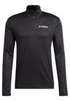 TERREX MULTI HALF ZIP LONGSLEEVE TEE - Ilgarankovis viršutinės dalies drabužis - black