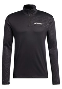 Adidas Terrex TERREX MULTI HALF ZIP LONGSLEEVE TEE - T-shirt à manches longues - black