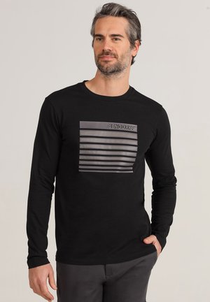 GRAFISCHES DER KOLLEKTION ECLIPSE - Long sleeved top - schwarz