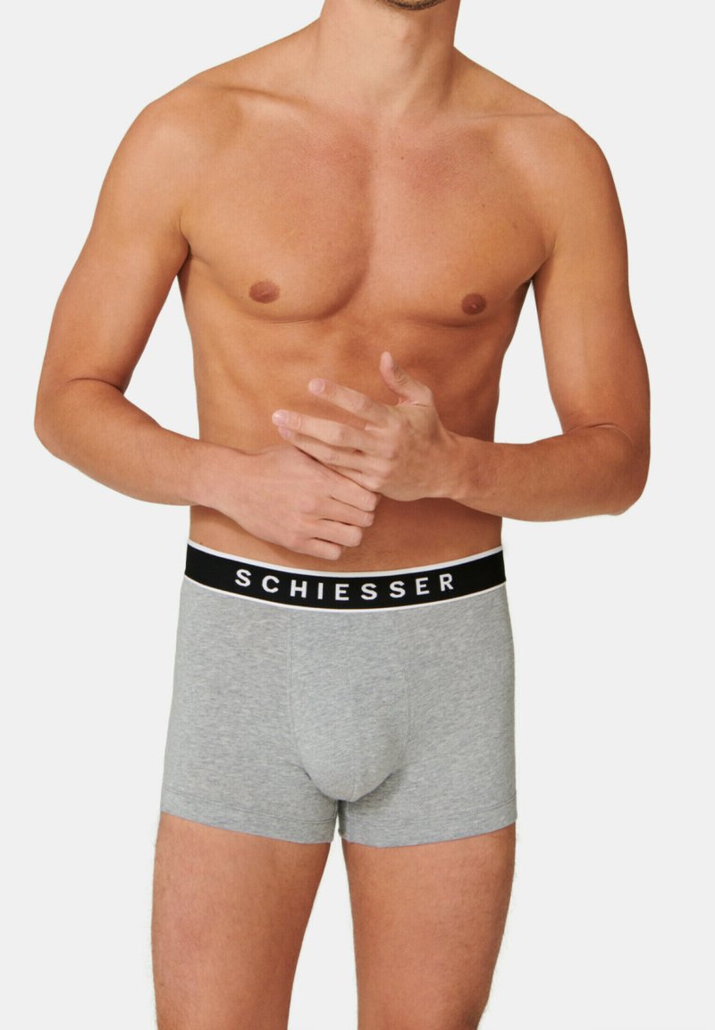 Schiesser 6ER PACK - Boxerkalsong - grau-melange