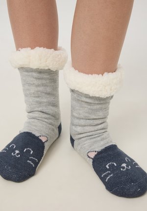 Terranova ANTISCIVOLO  - Calze - grigio chiaro melange