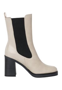 Marco Tozzi BY GUIDO MARIA KRETSCHMER CHELSEA - Botines de tacón - cream comb