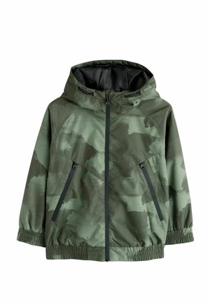 Next, REGULAR FIT WATERPROOF - Impermeabile - green camouflage