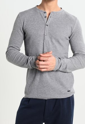 Langærmet T-shirt - light grey