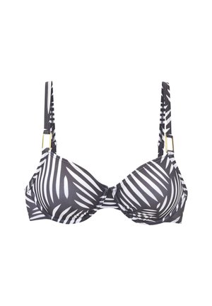LASCANA, BÜGEL-BIKINI-TOP - Bikini-Top - anthrazit-creme