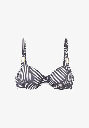 LASCANA, BÜGEL-BIKINI-TOP - Bikini-Top - anthrazit-creme