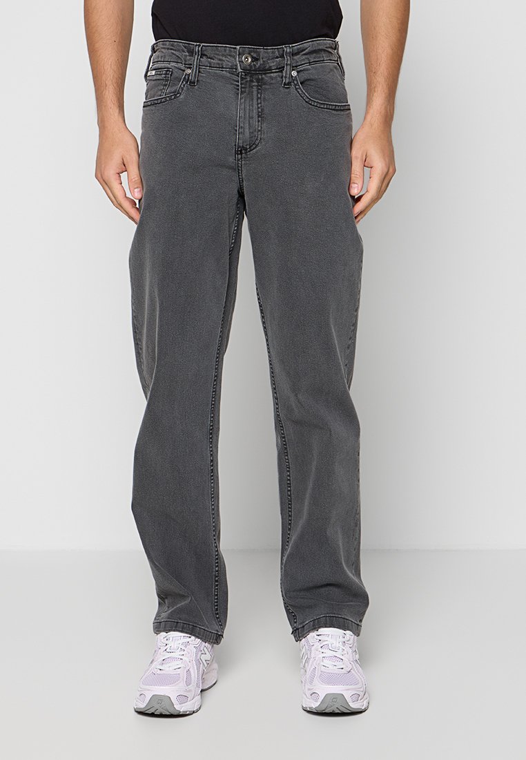 lindbergh Wijde jeans grijs