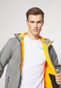 Jack Wolfskin BORNBERG HOODY - Softshelljakke - smokey grey