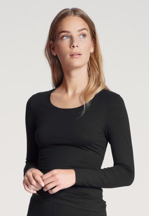 Maglia del pigiama - schwarz