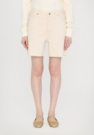 THE TIMELESS  - Farkkushortsit - white