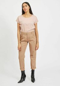 VILA VIDREAMERS NEW NOOS - Lihtne T-särk - misty rose