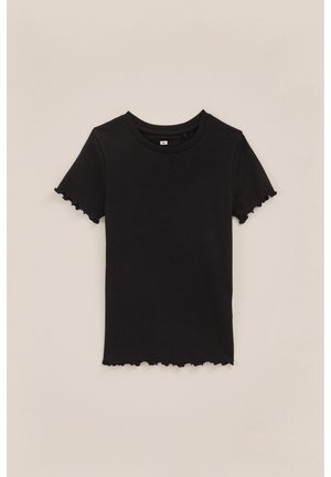 WE Fashion, T-shirt basic - black