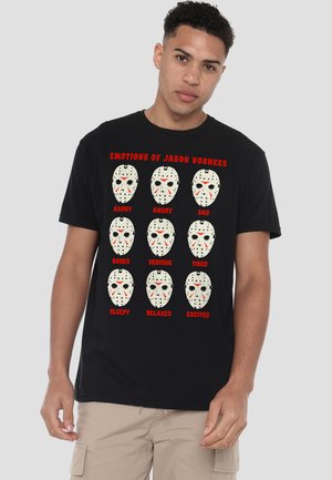 Cotton Soul, FRIDAY THE 13TH EMOTIONS OF JASON - Print T-shirt - black