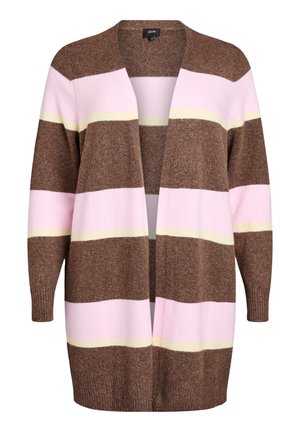 Zizzi MIT BREITEN STREIFEN - Gilet - rain drum comb