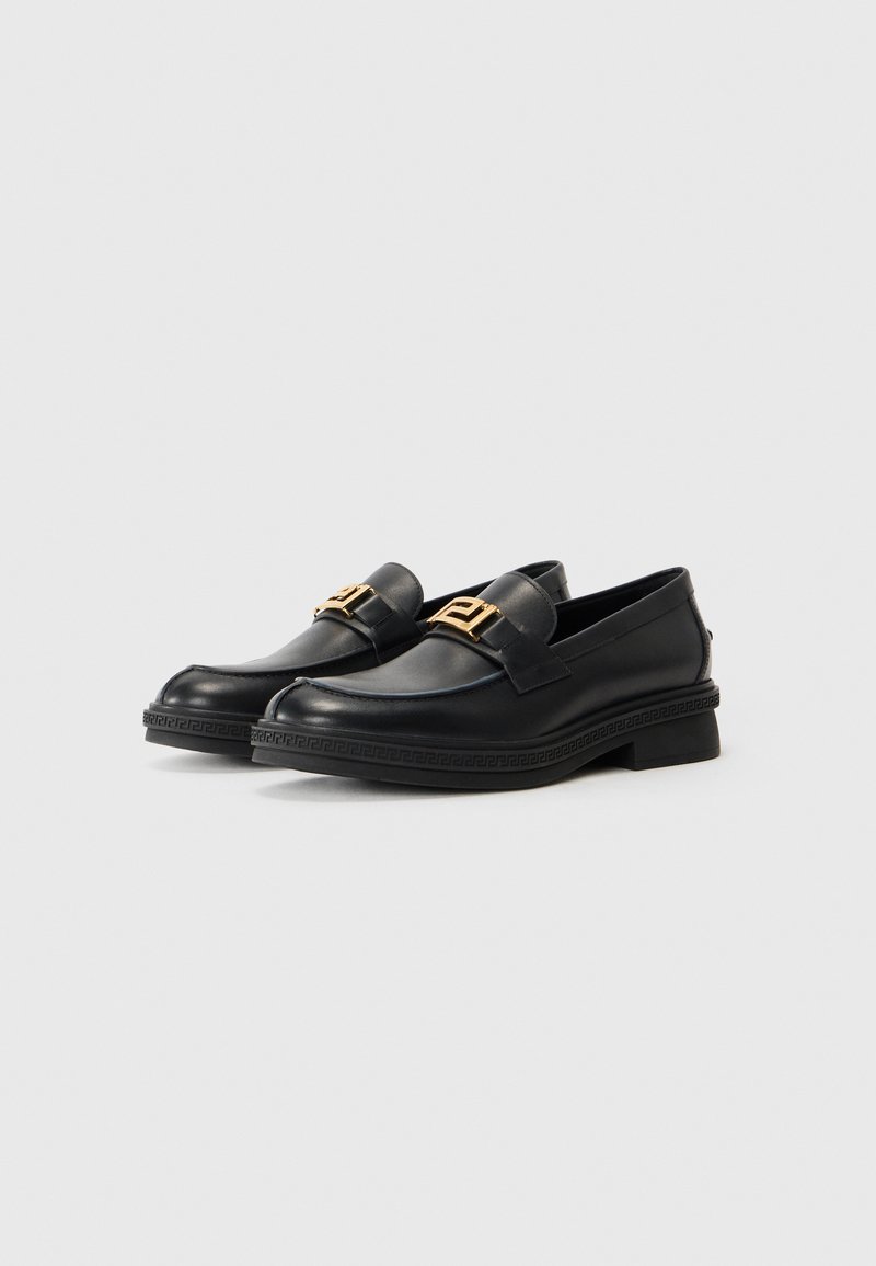Versace Instappers - black/gold-coloured