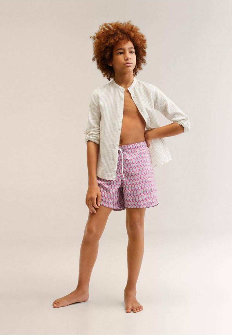 Kinder Bikinis | Mango Kids Badeshorts lyserød/pink - VQ98708 Kinder Bikinis | Mango Kids Badeshorts lyserød/pink - VQ98708