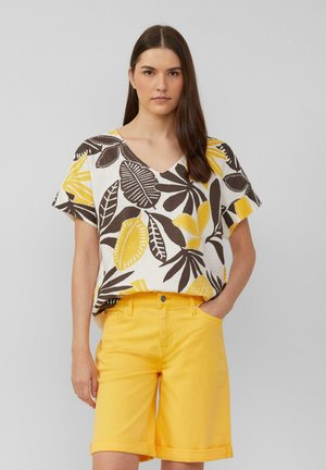 T-shirt print - ecru