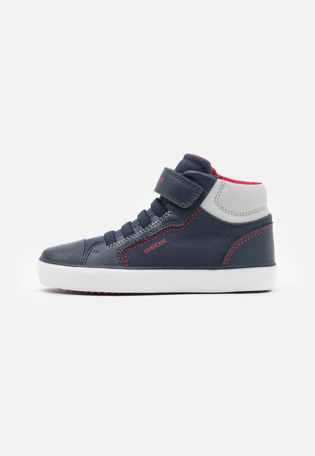 GISLI BOY - Baskets montantes - navy/red