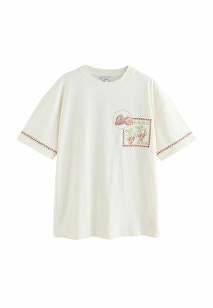 REGULAR FIT GRAPHIC  - Tričko s potlačou - green pink